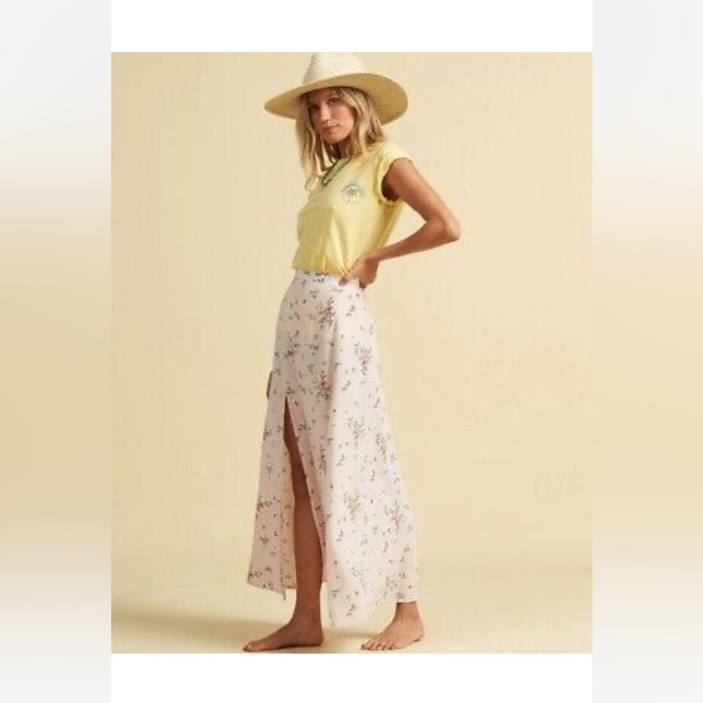 💥 small pallet dust marks BILLABONG Salty Blonde Peachy Keen Maxi Skirt